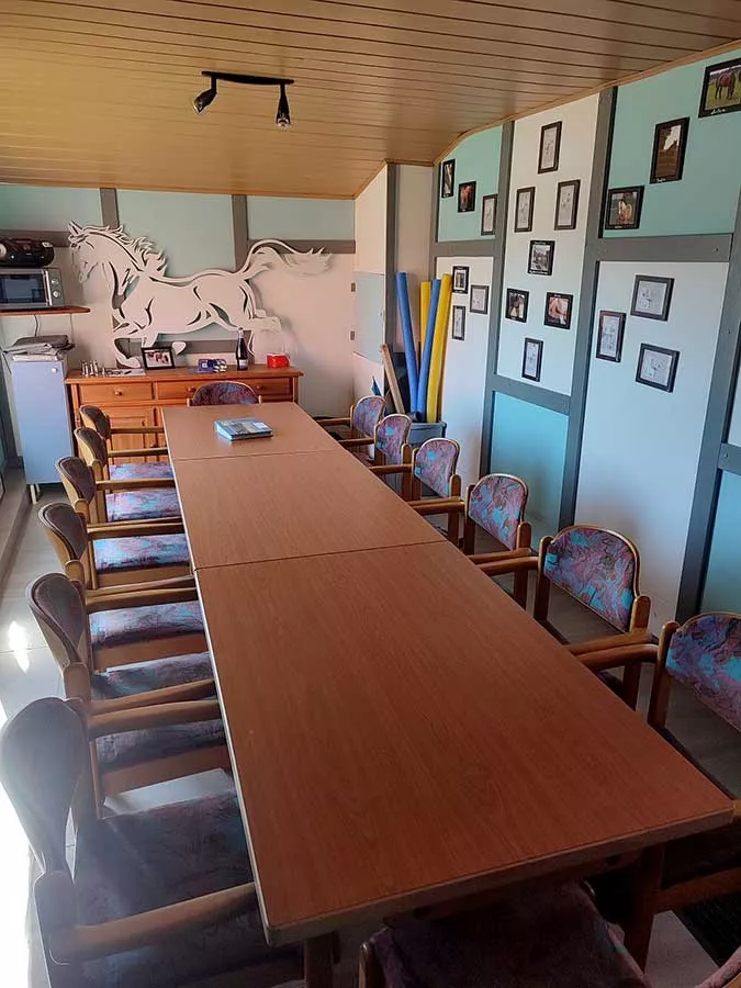 Schulungsraum auf dem Reiterhof